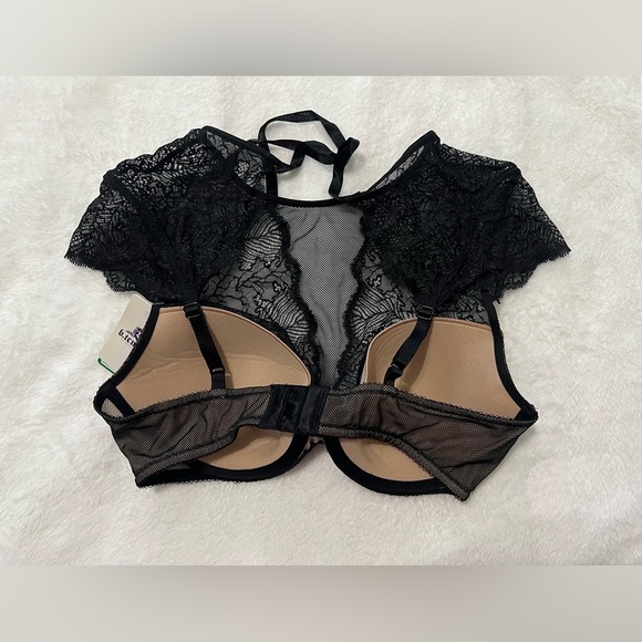 B.tempt’d Elegant Black Lace Cap Sleeve Bra - Picture 5 of 11